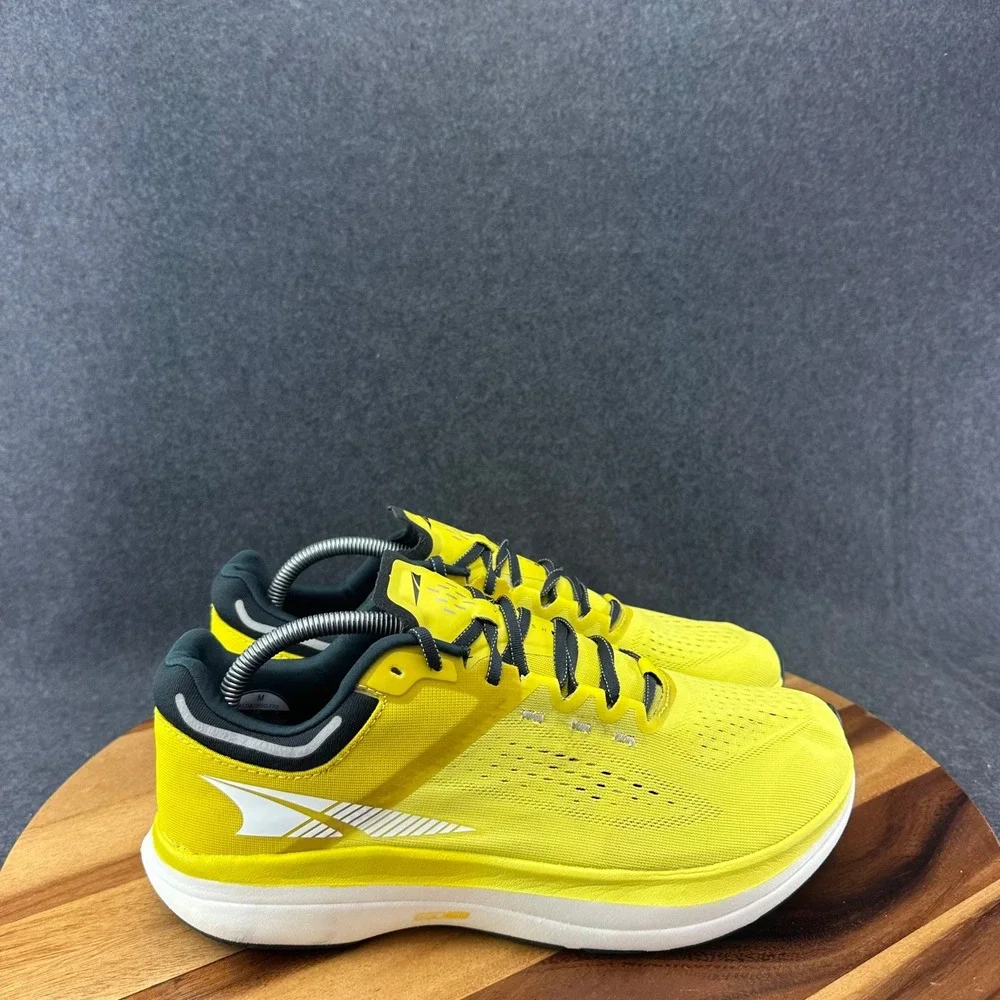 Altra Vanish Tempo Mens 10.5 Yellow Black Running Shoes AL0A7R6G770 Sneakers